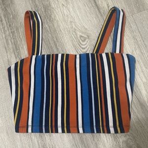 colorful crop top